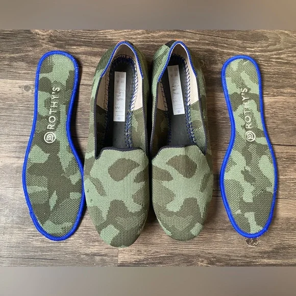 Rothy's Camouflage Women’s Slip-on Loafers Flats Size 9 - Picture 4 of 10